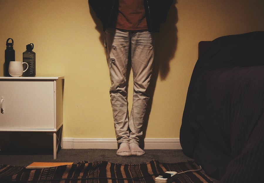 Photo gray pants