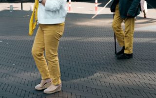 Photo beige womens pants