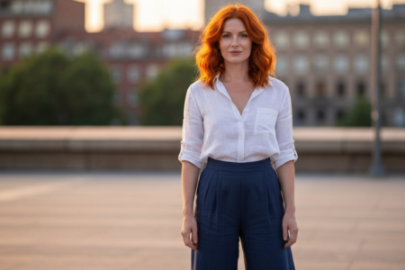 Co pasuje do szarych spodni damskich? Sprawdź te 4 kolory