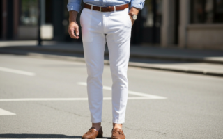 Co pasuje do białych spodni męskich? 5 inspiracji, które zawsze wyglądają dobrze