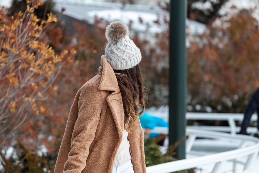 Photo caramel coat outfit